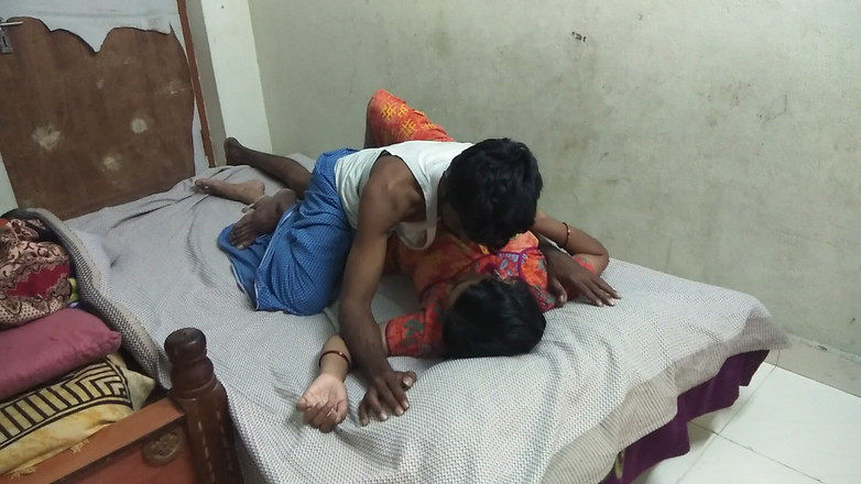 Telugu Couple: Indisk bysex med verkliga livet Desi Bhabhi