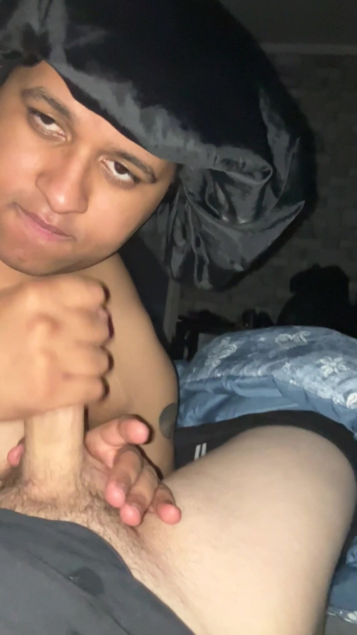 TsAfropuffs: Bbw trans zuigt blanke pik