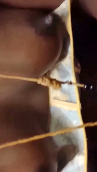 Desi Wife Black Queen Renu BDSM Nipple Pull & Hard Boob Squeeze by Bestie Githane! Indianhotwifex