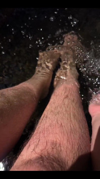 Rushing Water Against My Hirsute Legs