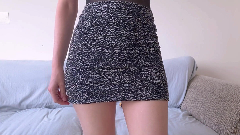 Mila Lewis: Sexy house wife spreading legs, stripping and oiling