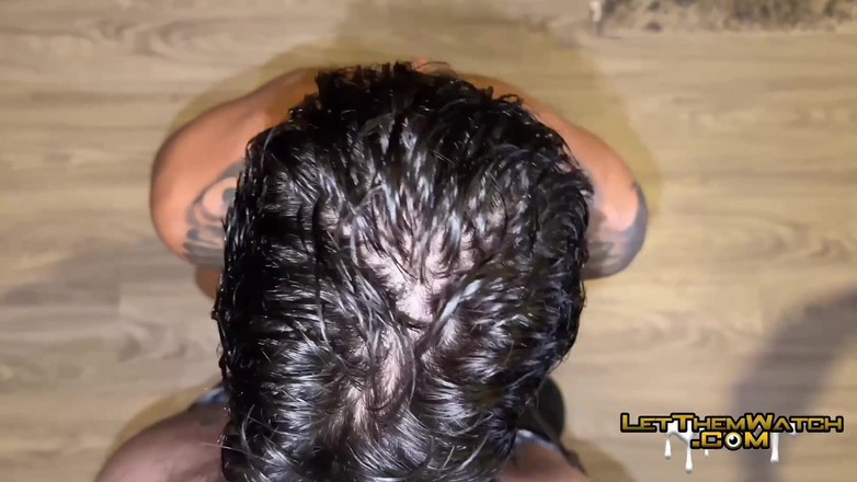 Let them watch: Juven ступни поклоняются большому члену, сосание, минет, мастер анал