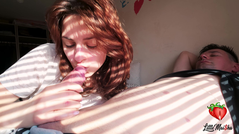 LittleMaisha: Morning with Abundant Ejaculation, Instead of Swallowing It She Spit...