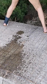 Horny MILF Pissing with Tina