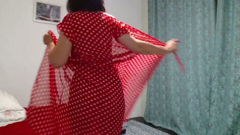 AngelaMilf: Sexy Dance MILF with Hairy Pussy and Big Hanging Tits