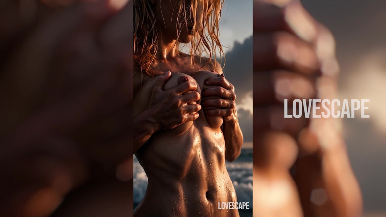 Lovescape: Loira gostosa fode estranho na praia
