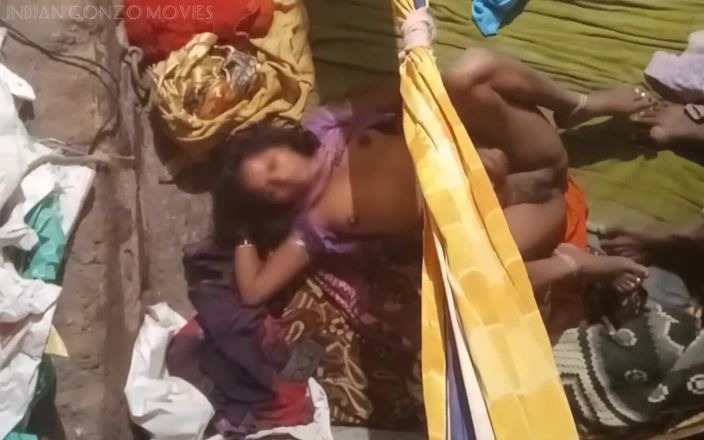 Indian Gonzo Movies: Indyjski prawdziwy sąsiad dom żona seks w nocy pełny Desi
