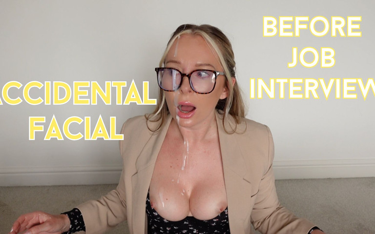 Accidental Facial Job Interview (Brea Rose) Accidental Facial Job Interview (Brea Rose)