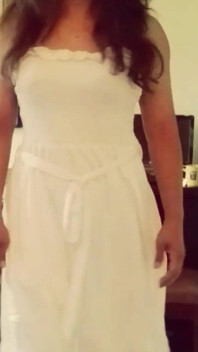 Classy Elegant - White Cami Dress