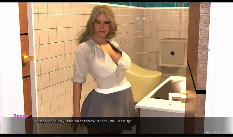 Erotic Krisso: Lewdstory Blonde Ssanie penisa w łazience.