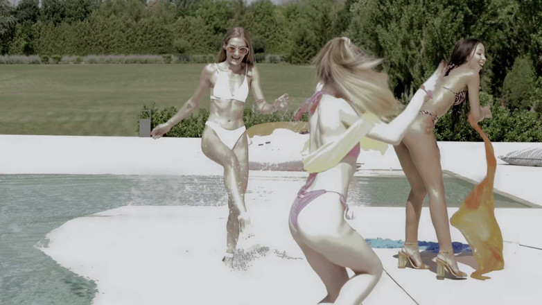 GANGBANG and BIG BOOBS: Blonde Loszki Dziki Trójkąt Kogut Jeździć Orgii