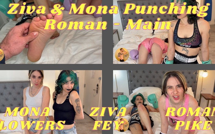 Roman Pike: Ziva Mona Punching Roman Main 4K