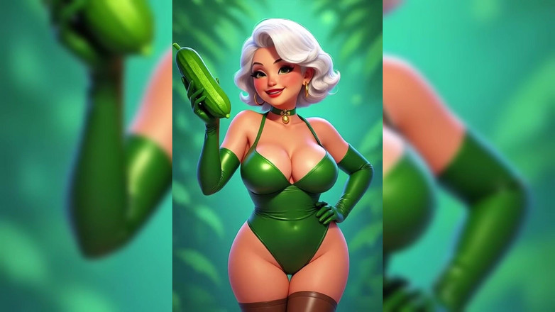 AI Porn: Granny Cucumber Animation