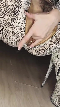 Slut in Amazing Boots Seduces You, Fucks All Holes, Squirts