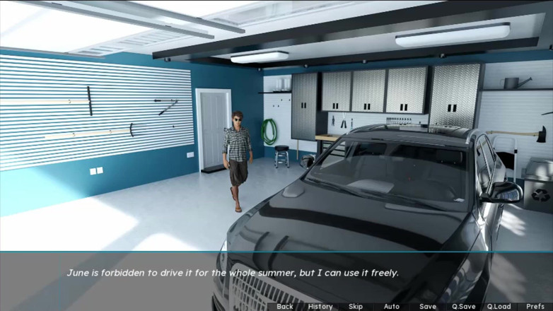 Visual Novels: Summer scent part 1 (girlfriend route)
