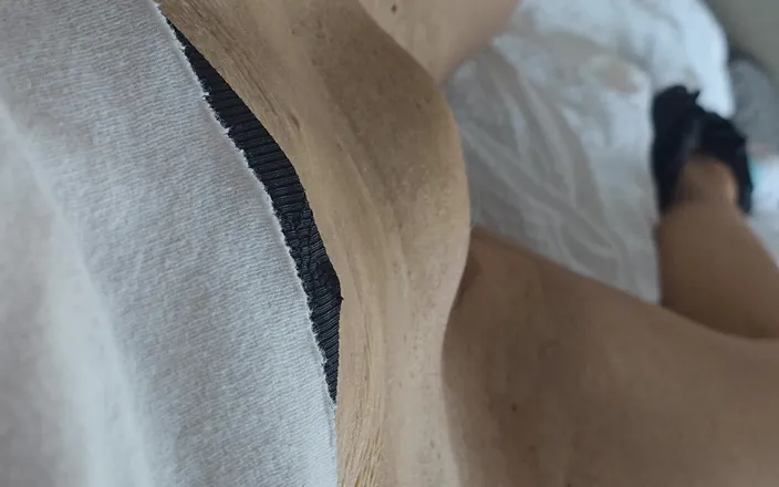 American Blonde Wife: Utah Wife Masturbating