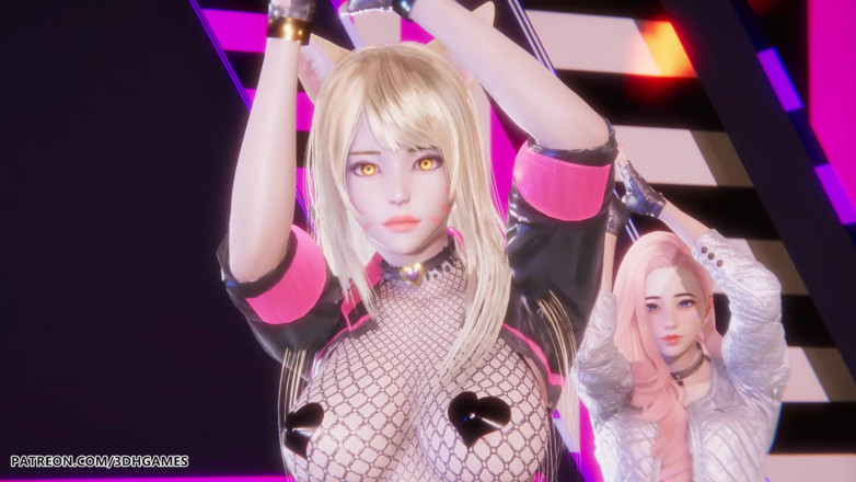 3D-Hentai Games: [mmd] Blackpink - Whistle Ahri Akali Seraphine sexy striptease Tanz Liga...