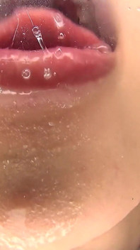 Face-lick Idol POV - Yua Nanami Smears Her Tongue Against the Lens, Thick Spit Trailing as She Pins You in Place with Her Eyes