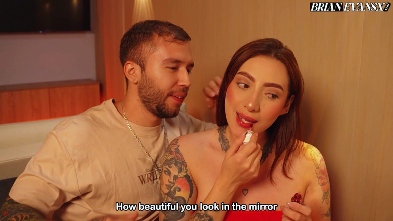 Brian Evansx: Colombian Redhead with Big White Butt Devil Khloee Fucks with...