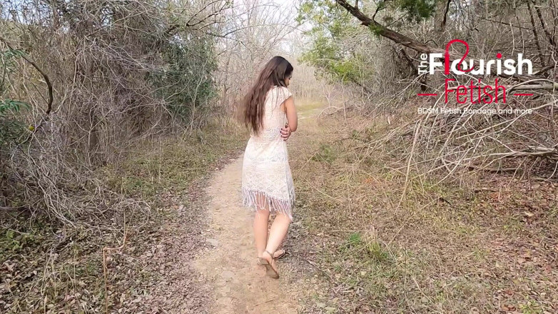The Flourish XXX: Anastasia Rose gets BDSM in nature disciplined outdoors