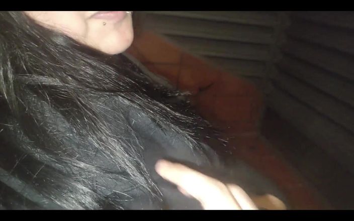 ALISONGONZALEZ26: My Best Friend Swallows My Entire Cock on the Balcony...