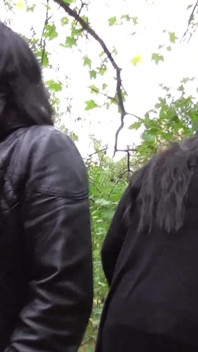 German Proll Doms Trample Old Slave Outdoor