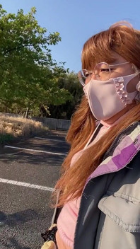 No150 休憩中の駐車場でタックおまんこ晒し