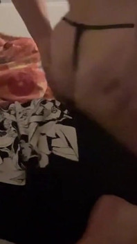 Homemade Assjob Makes Him Cum