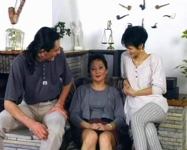 Deutscher hardcore: Gruba i stara dama z Niemiec chcą spermy w ustach