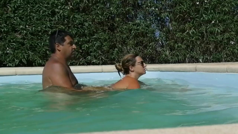 DreamStudioCouple: プールでの素敵なセックス