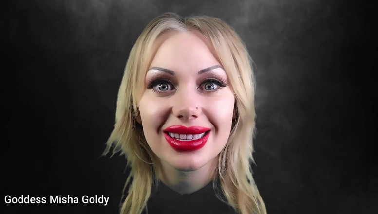 Goddess Misha Goldy: Passe no teste de punheta para servir a Deusa!