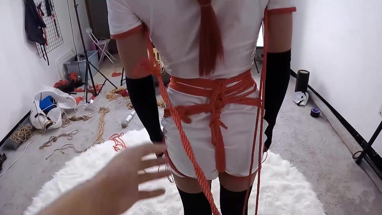 OrangeXXOO: Sexy krankenschwester gefesselt