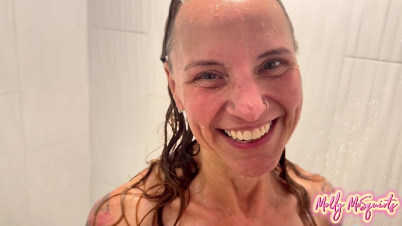 Molly McSquirts: Stepson's Teammate Catches Me Showering!