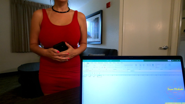 Jason Michaels: Under the desk blowjob interview POV