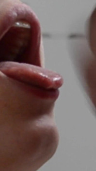 Her Tongue Pleads for Another Taste of Cum