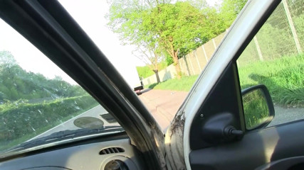 Popp Sylvie: Blowjob at the street with Popp Sylvie