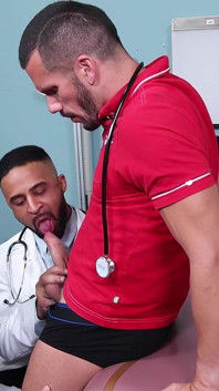Doc Damian Gets Double Dick