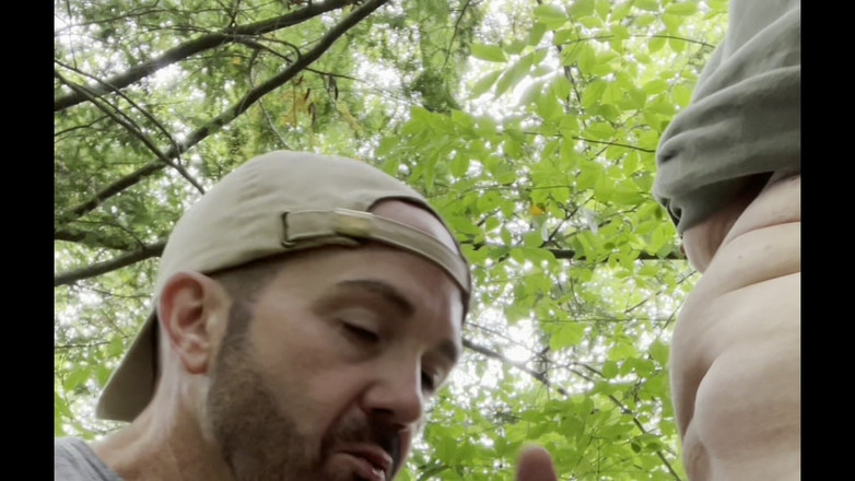 Tyler8: Fun Time Outside Pissing, Cock Sucking &amp; Cum!