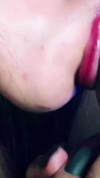 Close-up oral íntimo