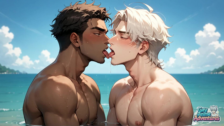 Gay Anime Adventures: Toto úžasné, sexem naplněné Gay XXX porno obsahuje objemný chlapec je...