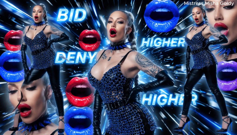 Goddess Misha Goldy: Ton esprit dans le bloc - enchère de fixation obsessionnelle
