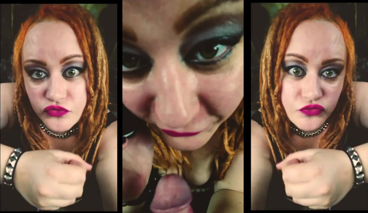 Campsissyboi: Talking to her boyfriend on the phone while she sucks...