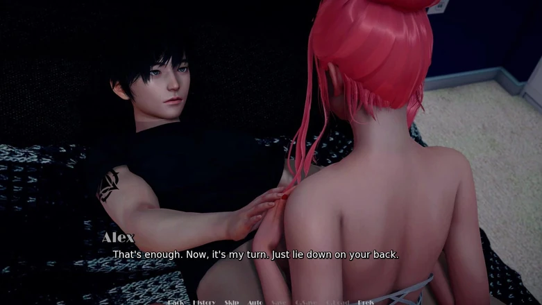 3D Cartoon Porn: My Real Desire 40 - Krystal’s Good Night Sex with Alex: Boobjob,...