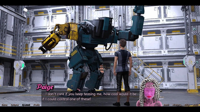 AVN Teller: Stranded in Space - Flirting with a Half Robot Girl