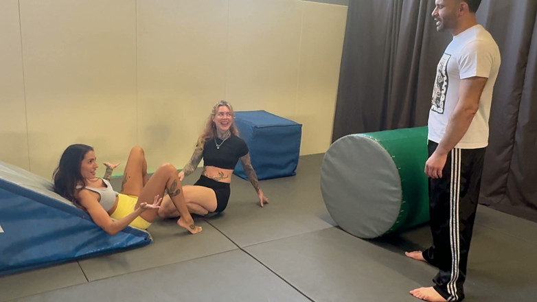 Torquemada: Fit Ladies Coco Bae and Pandora Sharing on Instructors Dick
