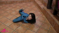 ZentaiDolls: Sarah muestra su amor por el fetiche de spandex