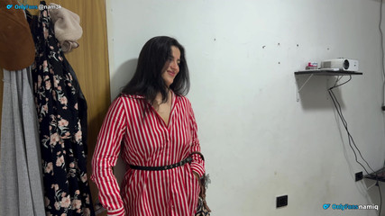 NamiQseiiin: Seksi ve güzel latin kameramanın yüzüne fışkırtıyor