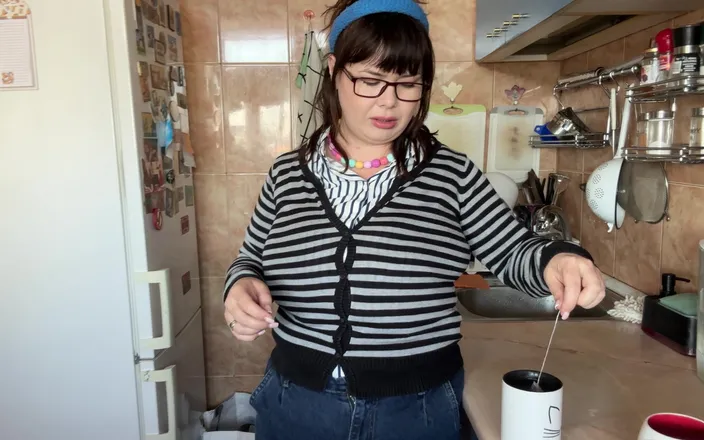 Roxanne Miller: Tea Transformation-breast Expansion, Popping Buttons