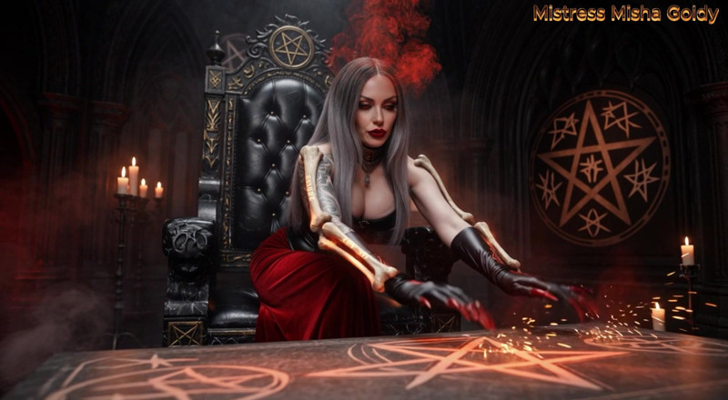 Goddess Misha Goldy: Hell's Dice: Edge Until You Break. Interactive Edge Game. I...