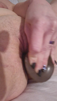 Big Black Dildo Fucks Tiny Pussy